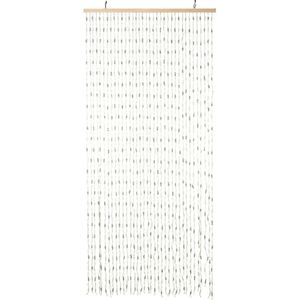 H&S Collection Deurgordijn 90x200 cm bamboe meerkleurig