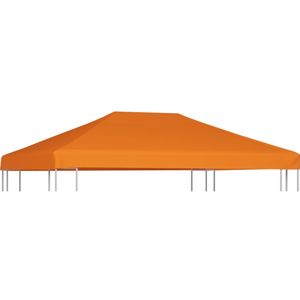 vidaXL Prieeldak 310 g/m² 4x3 m oranje