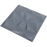 VidaXL-24-st-Wandpanelen-3D-6-m²-50x50-cm-diamantgrijs
