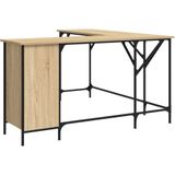 vidaXL-Bureau-141x141x75-cm-bewerkt-hout-sonoma-eikenkleurig