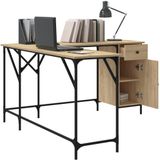 vidaXL-Bureau-141x141x75-cm-bewerkt-hout-sonoma-eikenkleurig