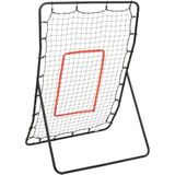 vidaXL Softbal Rebounder 88x79x137 cm staal