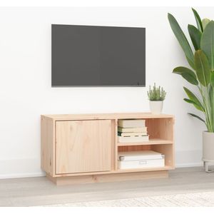 VidaXL TV-meubel 80x35x40,5 cm - Massief Grenenhout