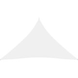 vidaXL Zonnescherm driehoekig 3x3x3 m oxford stof wit
