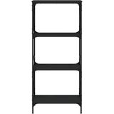 vidaXL-Boekenkast-4-laags-59x35x132-cm-bewerkt-hout-zwart