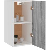 VidaXL Hangkast 29,5x31x60 cm Bewerkt Hout Grijs Sonoma Eiken