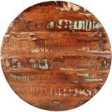 vidaXL Tafelblad rond Ø 80x3,8 cm massief gerecycled hout