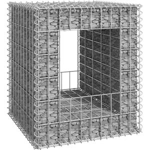 vidaXL-Schanskorf-paal-50x50x60-cm-ijzer