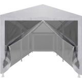 VidaXL Partytent 9x3 m met 8 Mesh Zijwanden