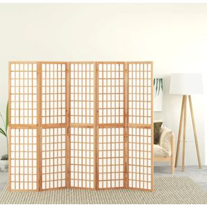 vidaXL-Kamerscherm-inklapbaar-5-panelen-Japanse-stijl-200x170-cm