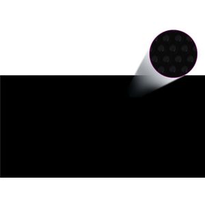 vidaXL Zwembadhoes 488x244 cm PE zwart