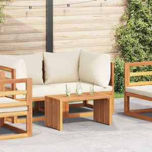 vidaXL - Tuin Bijzettafel - Bruin - Massief Teakhout