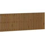 vidaXL Wandhoofdbord 166x3x60 cm massief grenenhout honingbruin