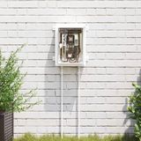 vidaXL - Controlekast - Grijs - 25 x 13 x 33 cm - ABS Kunststof