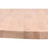 vidaXL Tafelblad rond Ø40x4 cm massief beukenhout