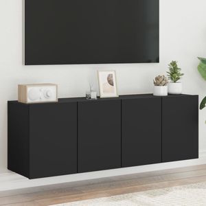 vidaXL-Tv-meubels-2-st-wandgemonteerd-60x30x41-cm-zwart