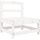 vidaXL 8-delige Loungeset massief grenenhout wit