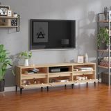 vidaXL-Tv-meubel-150x30x44,5-cm-bewerkt-hout-sonoma-eikenkleurig