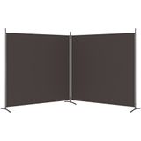 vidaXL-Kamerscherm-met-2-panelen-348x180-cm-stof-bruin