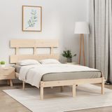 vidaXL Bedframe massief hout 120x190 cm