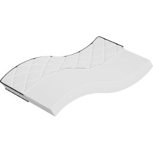 vidaXL Schuimmatras middelzacht 120x200 cm