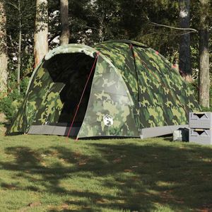 vidaXL Vistent 2-persoons waterdicht camouflage
