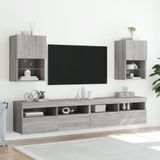 vidaXL Tv-meubel met LED-verlichting 40,5x30x60 cm grijs sonoma eiken