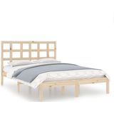 vidaXL Bedframe massief hout 150x200 cm