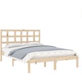 vidaXL Bedframe massief hout 150x200 cm