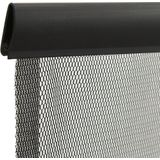 vidaXL Vliegengordijn 100x220 cm polyester mesh zwart