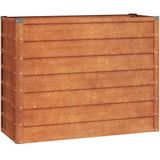 vidaXL Plantenbak verhoogd 100x40x77 cm cortenstaal roestig