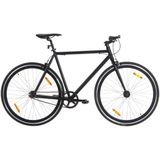 vidaXL Fiets met vaste versnelling 700 c 59 cm zwart