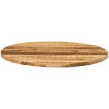 vidaXL Tafelblad rond Ø 90x3,8 cm massief ruw mangohout