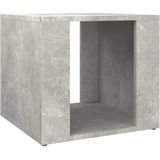 vidaXL Nachtkastje 41x40x36 cm bewerkt hout betongrijs
