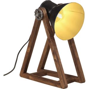 vidaXL Bureaulamp 25 W E27 30x17x40 cm zwart