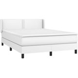 VidaXL-Boxspring-met-matras-kunstleer-wit-140x200-cm