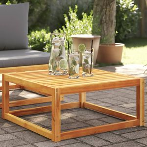 vidaXL Tuintafel 65x65x29 cm massief acaciahout