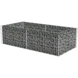 VidaXL Gabion Plantenbak 180x90x50 cm - Gegalvaniseerd Staal