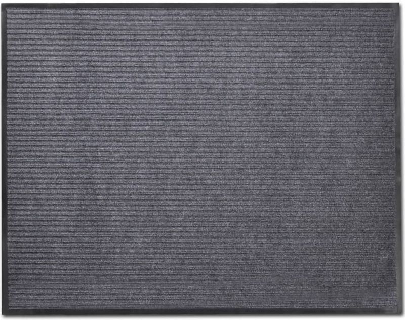 Deurmat - Grijs - PVC - 90 x 60 cm