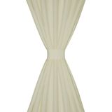 vidaXL-Micro-Satijnen-Gordijnen-met-Ringen-140-x-225-cm-2-stuks-(Creme)