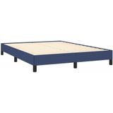 VidaXL Bedframe Stof Blauw 140x190 cm