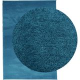 vidaXL Vloerkleed OVIEDO laagpolig 120x170 cm turquoise