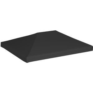 vidaXL Prieeldak 270 g/m² 4x3 m zwart