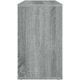vidaXL Bijzetkast 60x30x50 cm bewerkt hout grijs sonoma eikenkleurig