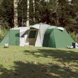 vidaXL Tent 12-persoons waterdicht groen