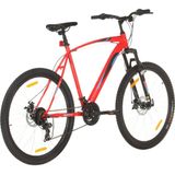 vidaXL Mountainbike 21 versnellingen 29 inch wielen 53 cm frame rood