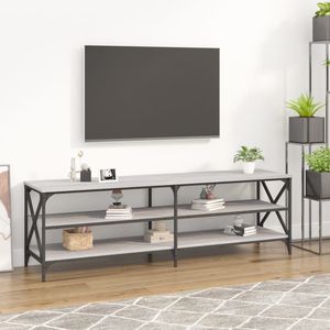 vidaXL-Tv-meubel-160x40x50-cm-bewerkt-hout-grijs-sonoma-eikenkleurig