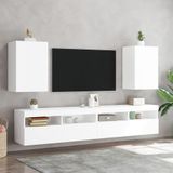 vidaXL Tv-wandmeubel 40,5x30x60 cm bewerkt hout wit