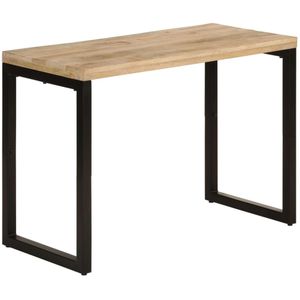 VidaXL Eettafel 110x50x76 cm Massief Mangohout