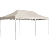 vidaXL Partytent professioneel inklapbaar 6x3 m aluminium crème